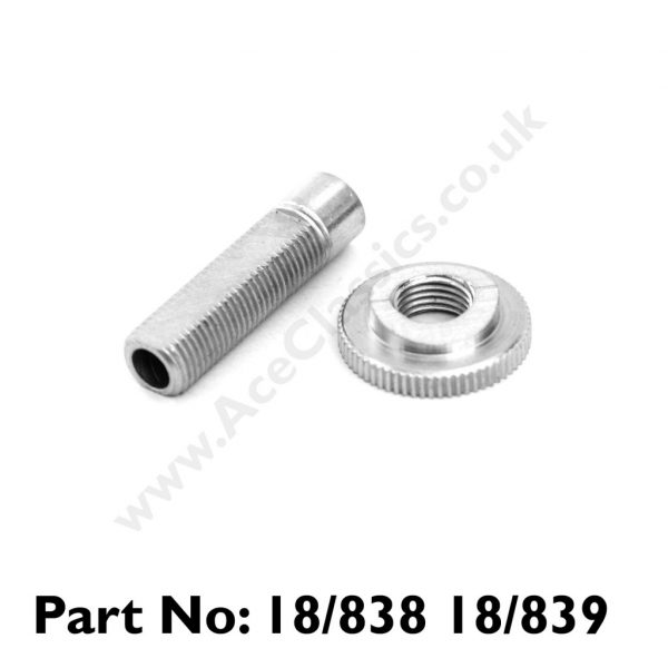 1x Triumph - Cable Adjuster and Thumb Nut 18/838 - 18/839 - Image 2