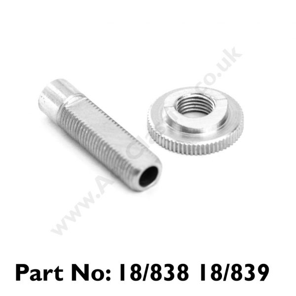 1x Triumph - Cable Adjuster and Thumb Nut 18/838 - 18/839