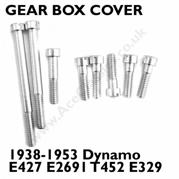Triumph - 1938 To 1953 Dynamo Cover Screw Set E427 E1049 E2691 T452 E329 - Image 5