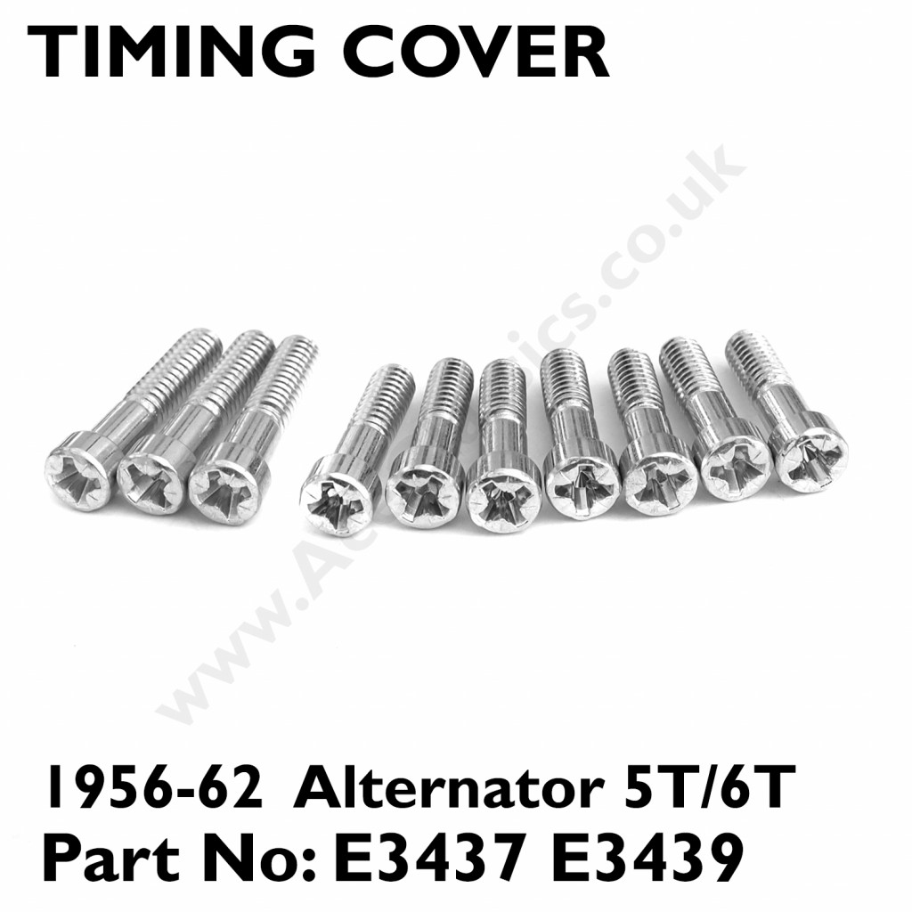 Triumph - 1956 To 1962 Alternator 5T 6T Cover Screw Set E3437 E3449 E3438 E3442 E3439 - Image 7