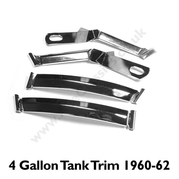 1960 - 1962 4 GALLON TANK TRIMS T120 - 6T - T110 F4148 - F4665 - F4551 - F4667 - Image 3