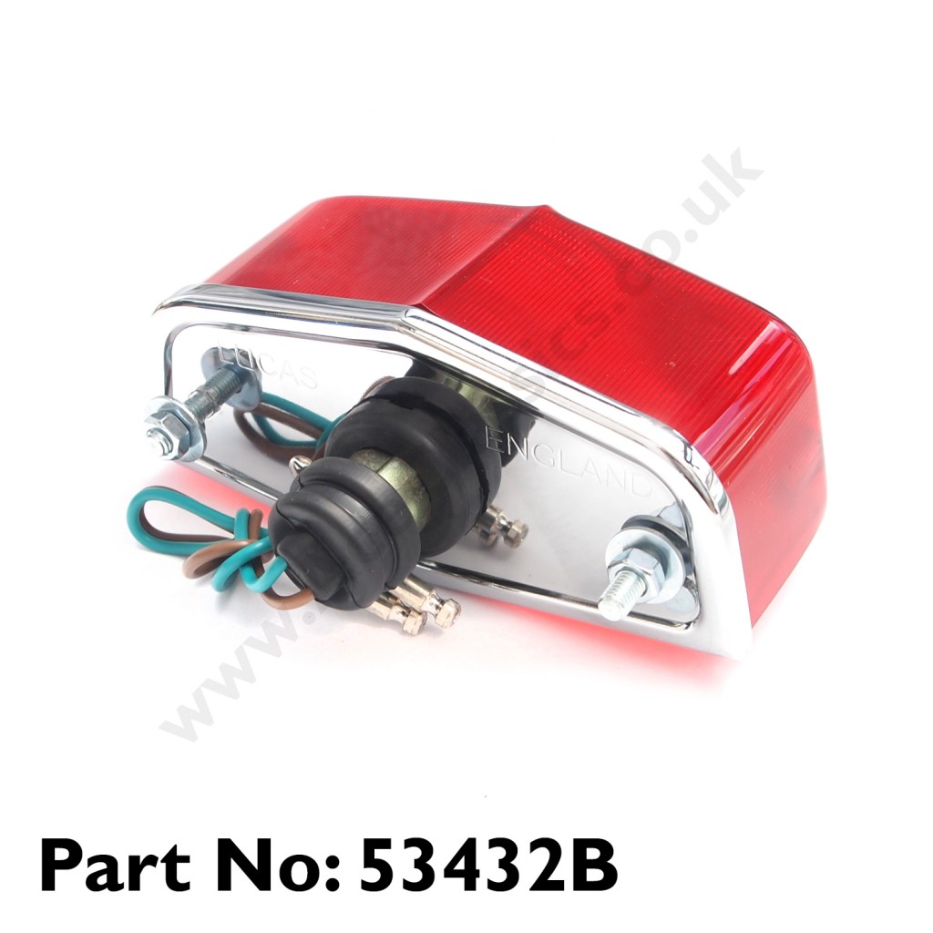 53432B Lucas Rear Light Complete (Type L564) - Ace Classics