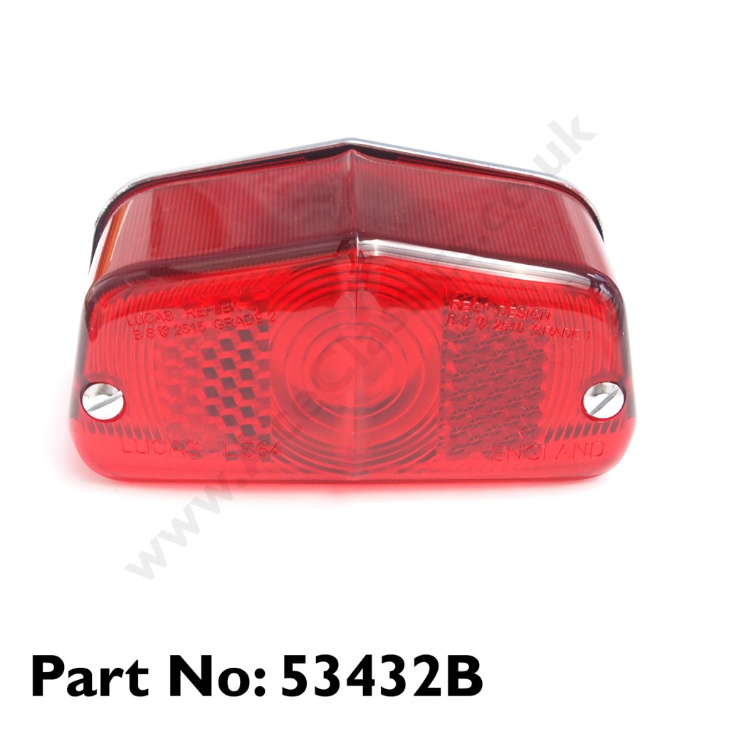 53432B Lucas Rear Light Complete (Type L564) - Ace Classics