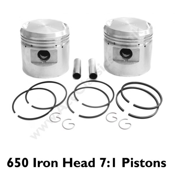 Triumph - 650 Iron Head 7:1 Pistons 6T – T110