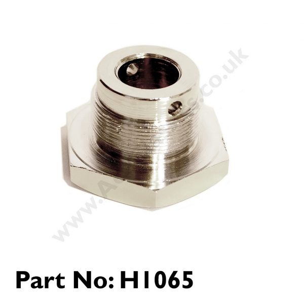 Triumph - Pre Unit CHROME FORK TOP NUT 1957-64 H1065