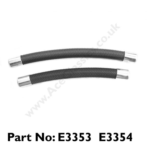Triumph - 1954 - 1962 Herringbone Oil Feed & Return Pipes & Ferrells E3353 – E3354 – MF120