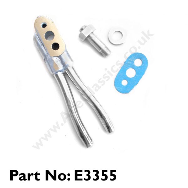 Triumph Pre Unit Oil Junction Block E3355 – Gasket, Stud & Nut