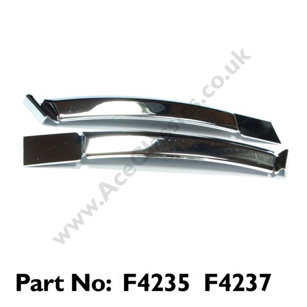 Triumph - 1957-65 3 GALLON CHROME TANK TRIMS F4235-F4237