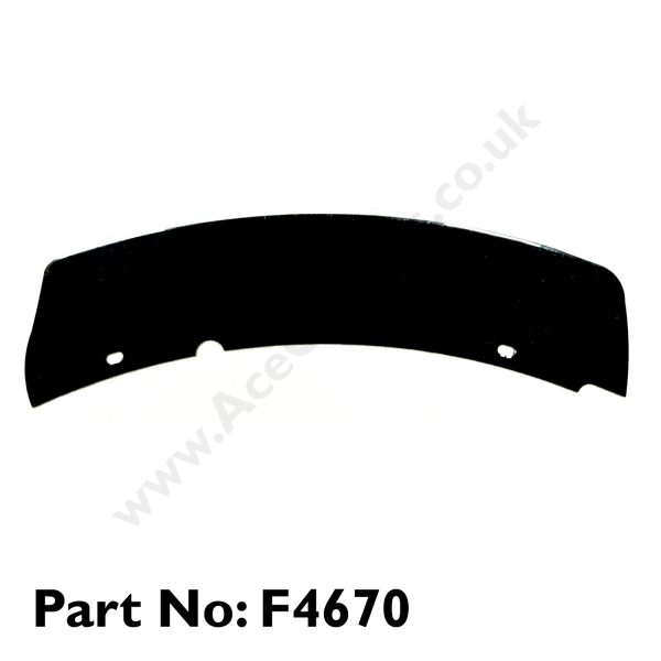 Unit Triumph Front Number Plate Blade F4670
