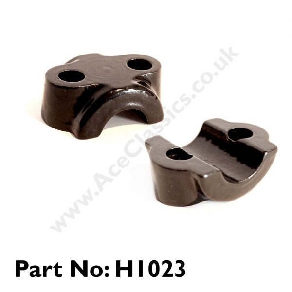 2x 1957 - 1963 FORK BOTTOM CAPS H1053