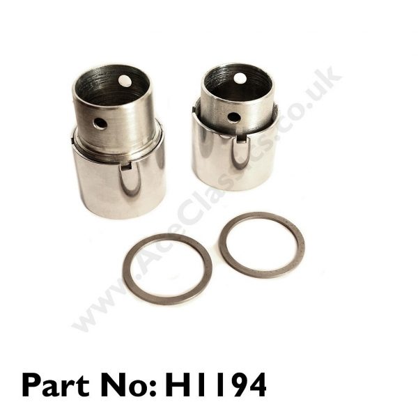 1960 - 1963 CHROME FORK SEAL HOLDERS H1194