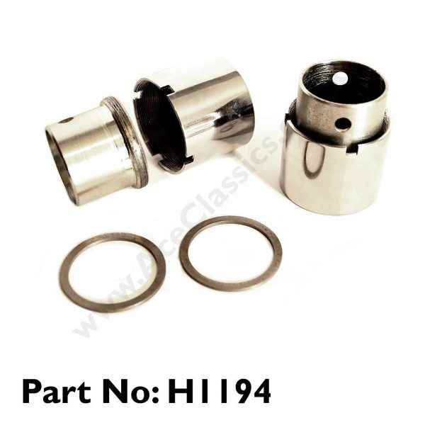 1960 - 1963 CHROME FORK SEAL HOLDERS H1194 - Image 3