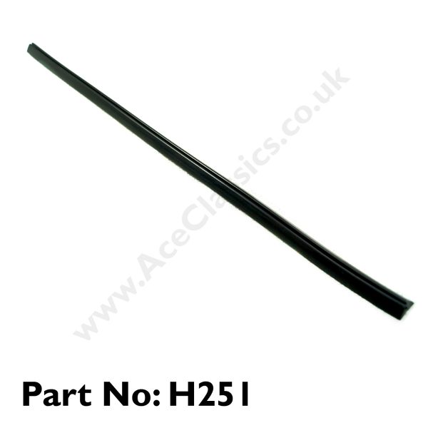 Triumph - Chrome Surround Front Number Plate Rubber Beading H251