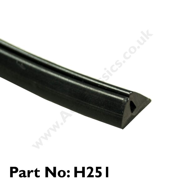 Triumph - Chrome Surround Front Number Plate Rubber Beading H251 - Image 2