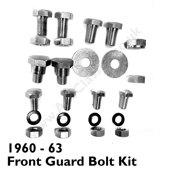 1960 - 1963 Front Guard Bolt Kit T120-TR6-T100ss