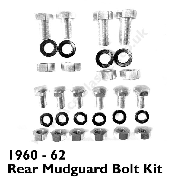 1960 – 1962 T120 – TR6 – T100 Rear Mudguard Bolt Kit