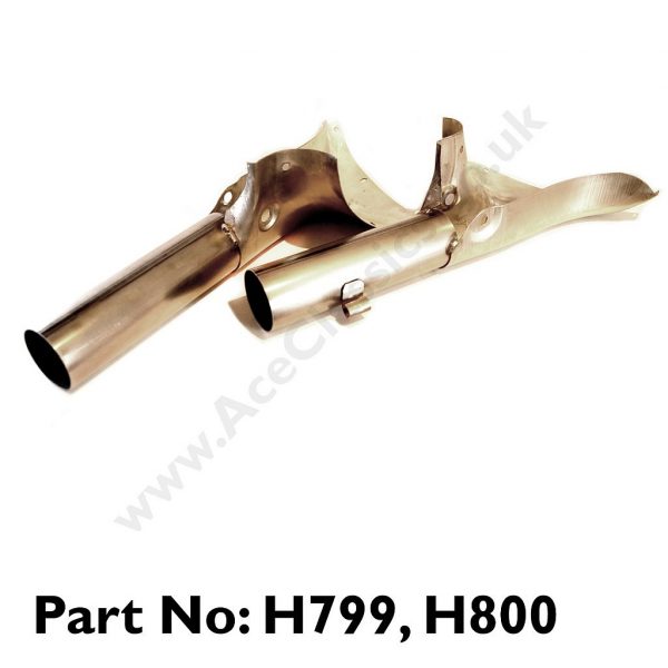 PRE - UNIT TRIUMPH NACELLE LEGS H799 - H800 1952 - 1957
