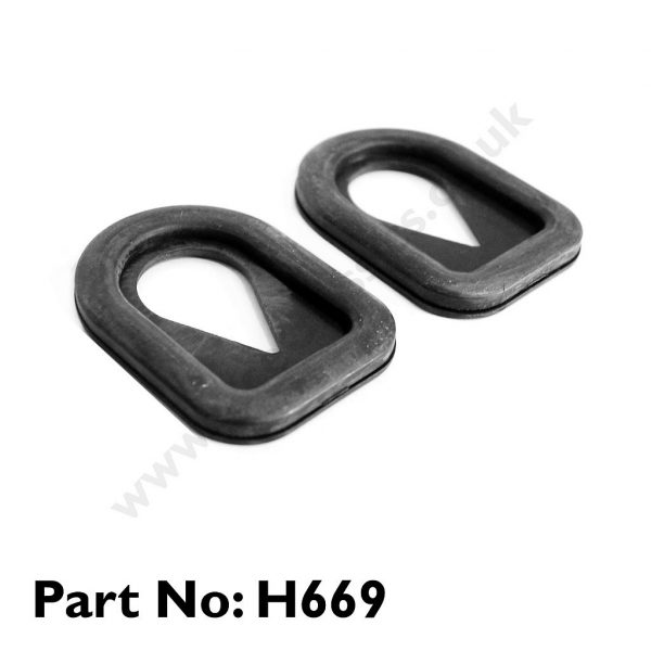 TRIUMPH HANDLEBAR NACELLE GROMMETS H669 1949 - 1966 - Image 3
