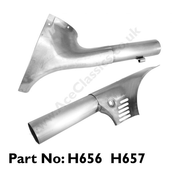 PRE - UNIT TRIUMPH NACELLE LEGS 6-1/2" H656 - H657 1950-51