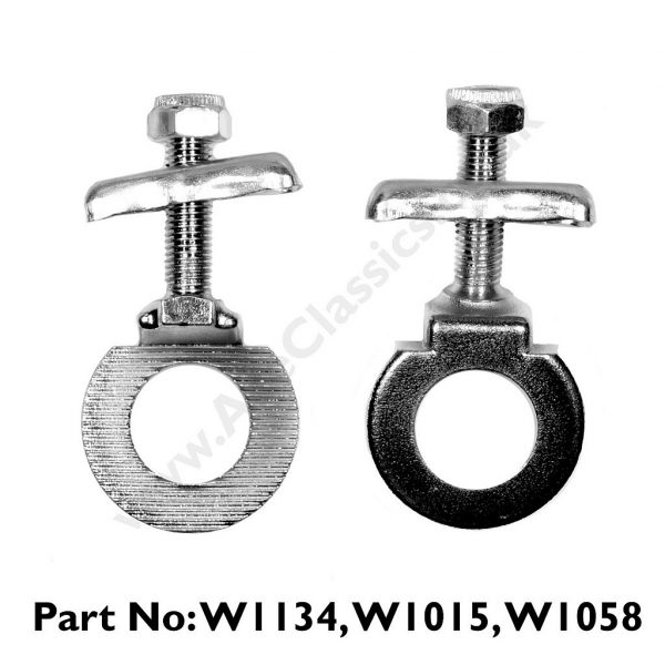 1 Pair of Triumph - Non QD Rear Chain Adjuster Set