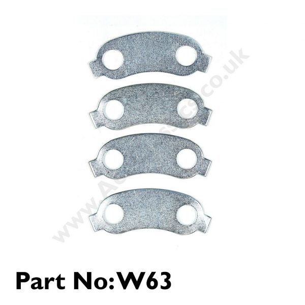 4x Triumph - LOCK TAB SET W63