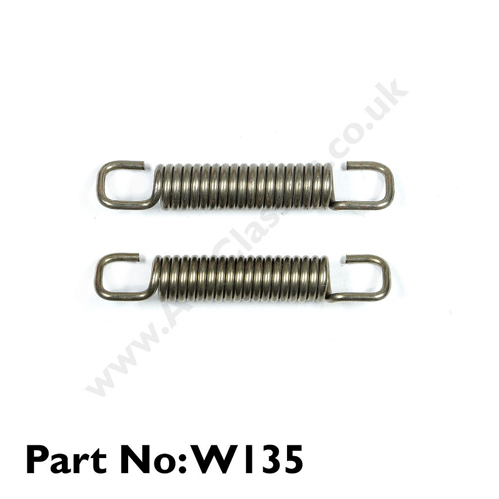 2x Triumph - Rigid Fixed Rear Wheel BRAKE SHOE RETURN SPRINGS W135 - Image 3