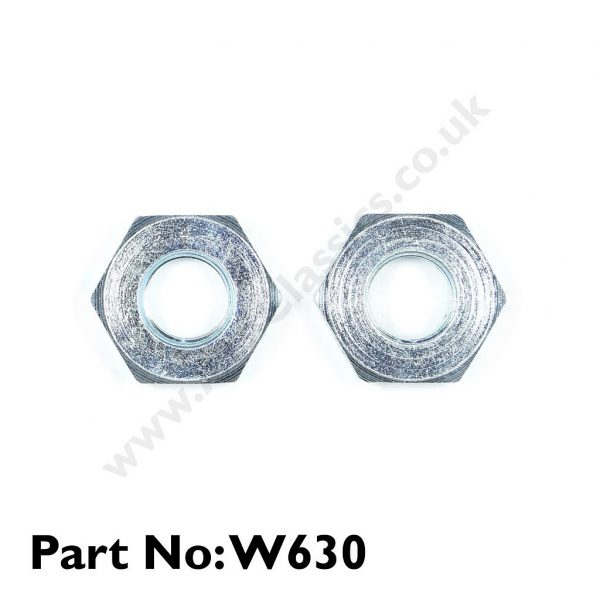 2x Triumph - Sprung Hub LOCK-NUTS W630