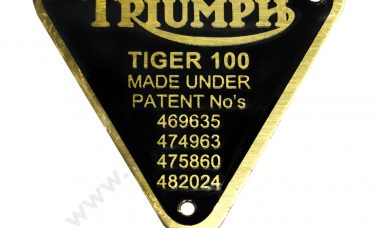 Triumph - T100 Timing Cover Badge