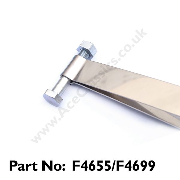 1960 - 1962 Stainless Tank Strap & Strap Bolt F4655 - F4699 - Image 3