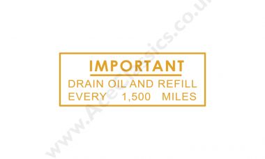 Triumph - Important Drain Oil Transfer