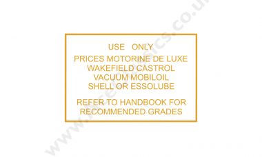 Triumph - Prices Motorine De Luxe Transfer