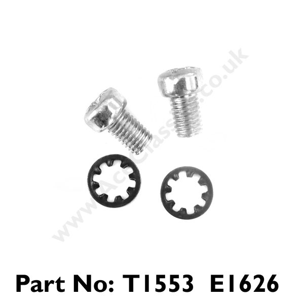 Triumph - 2 x Slick Shift Cover Plate Screws and Washers - Image 2
