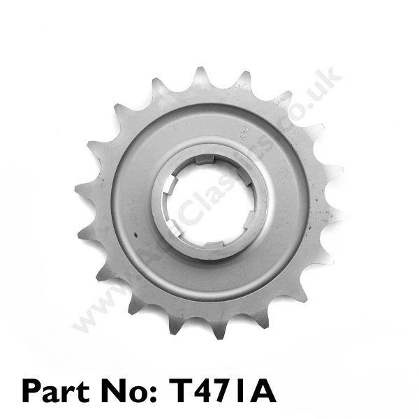 Triumph - Pre Unit 18 Tooth Gear Box Sprocket T471A - Image 2