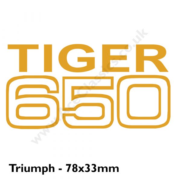 Triumph - Tiger 650 Transfer (large)