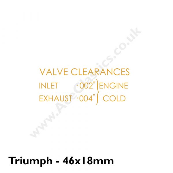 Triumph - Valve Clearance Transfer 002