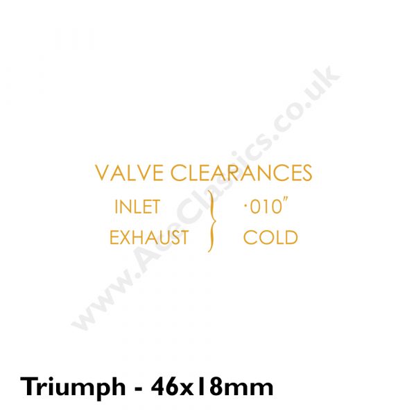 Triumph - Valve Clearance Transfer 010