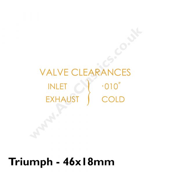 Triumph - Valve Clearance Transfer 010