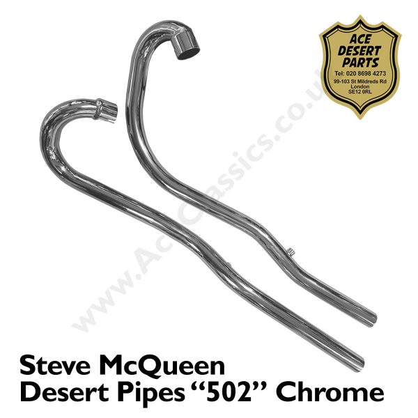 Triumph – Steve McQueen Desert Pipes “502”