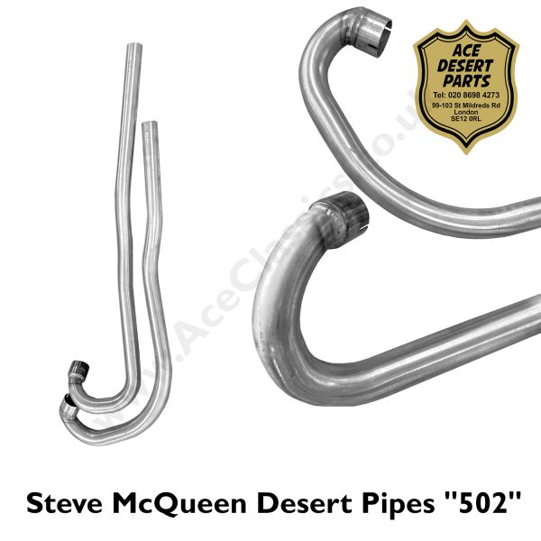Triumph - Steve McQueen Desert Pipes "502"