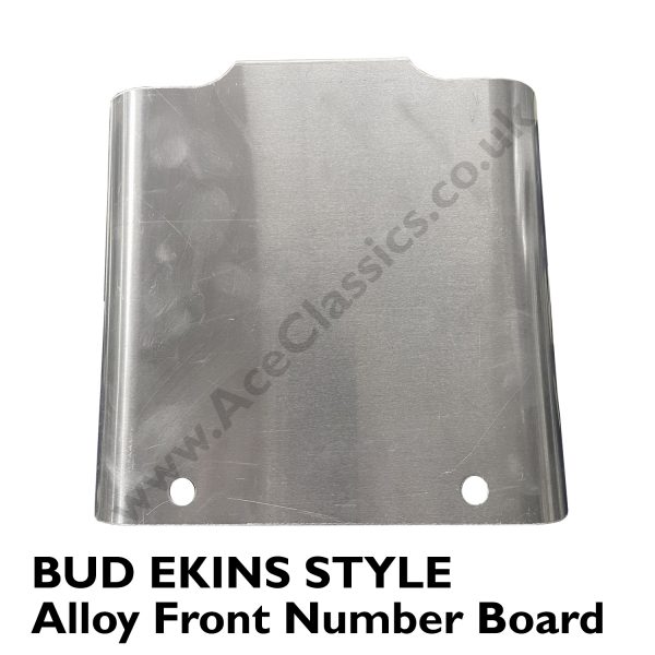 Bud Ekins Style Alloy Front Number Board