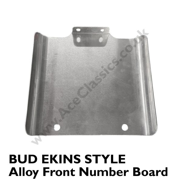Bud Ekins Style Alloy Front Number Board