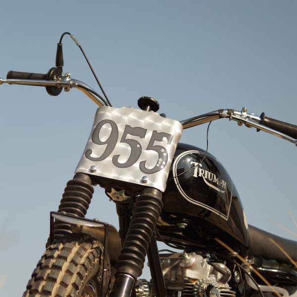 Bud Ekins Style Alloy Front Number Board