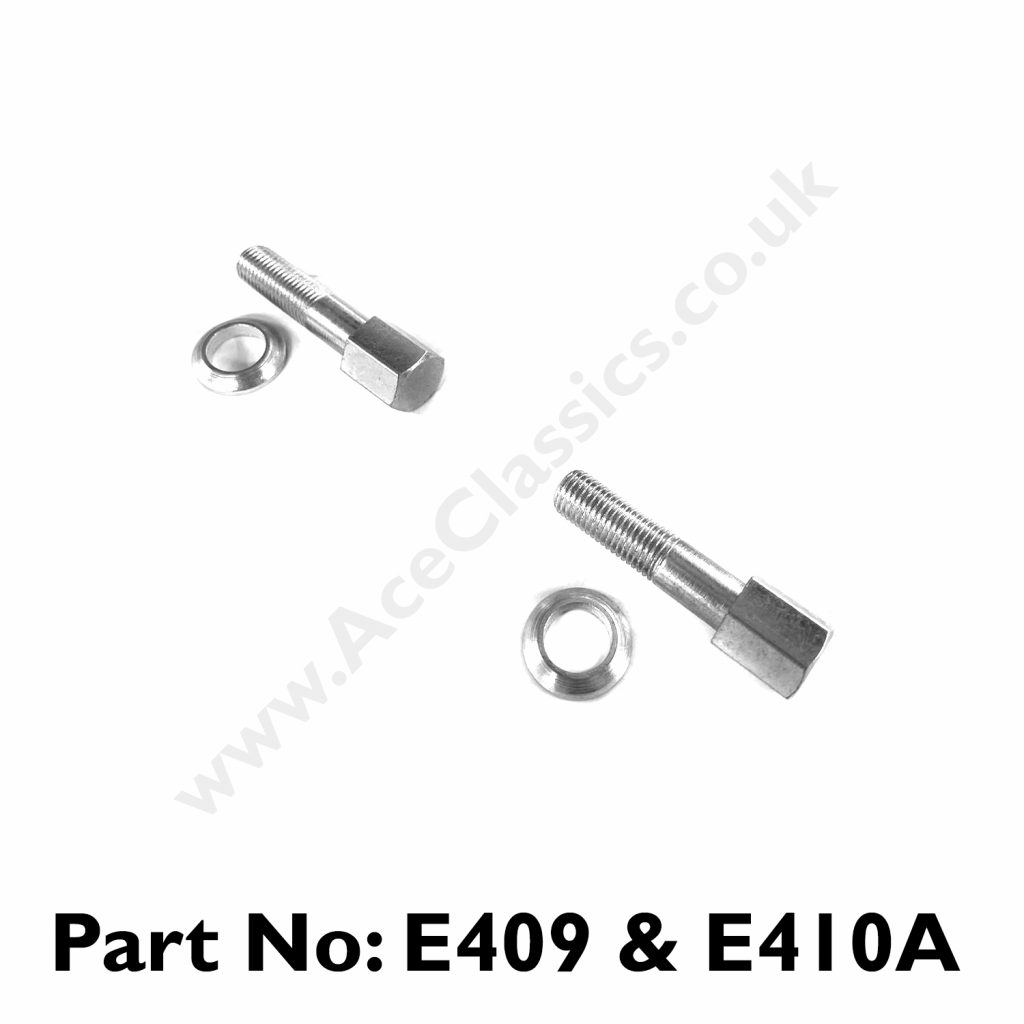 Triumph Exhaust Clamp Bolts and Washers E409 and E410A Ace Classics