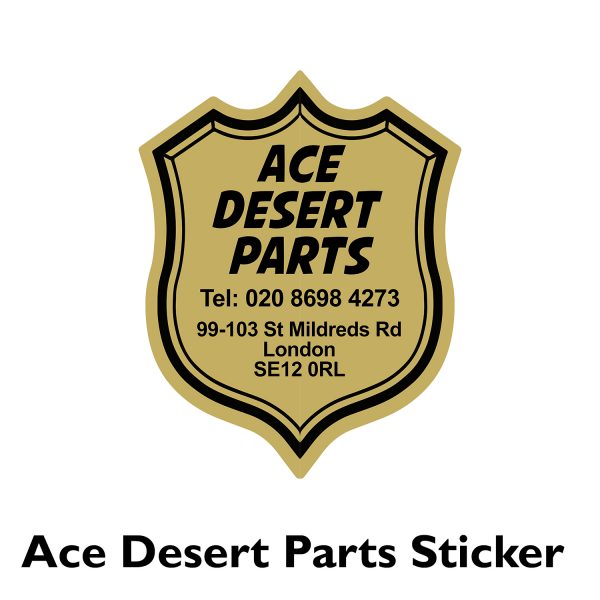 Ace Desert Parts Dealer Sticker