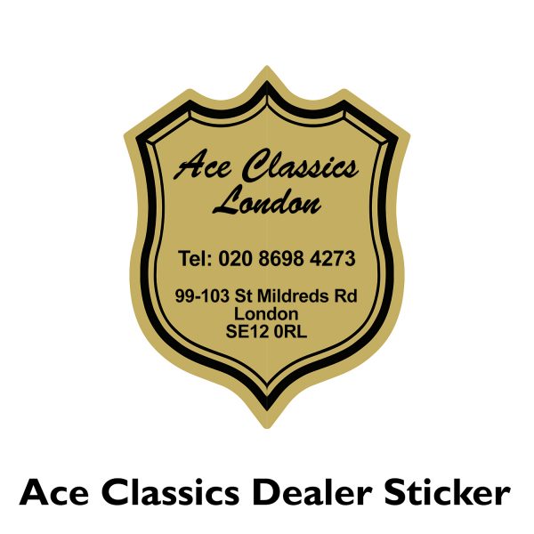 Ace Classics Dealer Sticker
