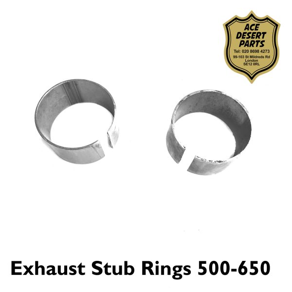 2 x Exhaust Stub Rings 500 – 650