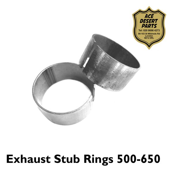 2 x Exhaust Stub Rings 500 – 650