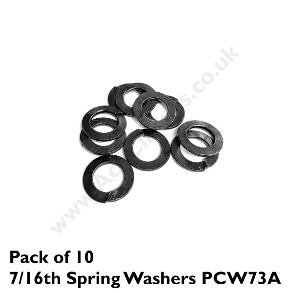 Pack of 10 x 7/16th Spring Washers PCW73A