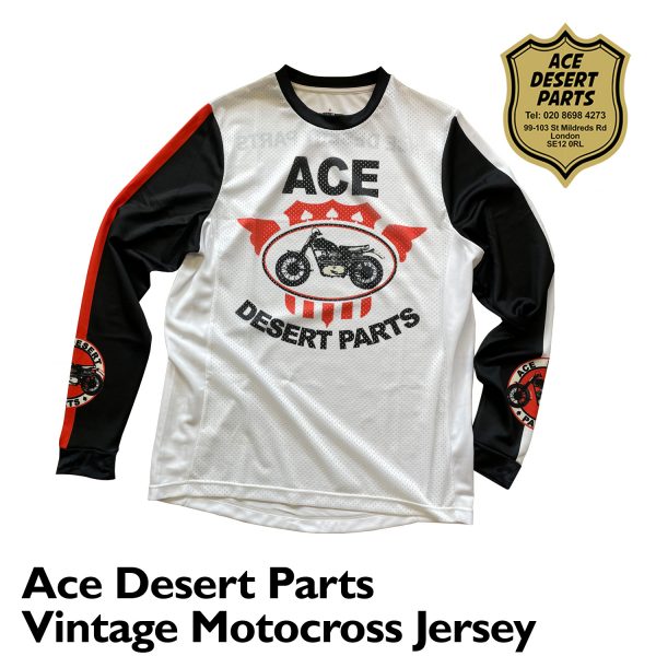 Ace Desert Parts Vintage Motocross Jersey