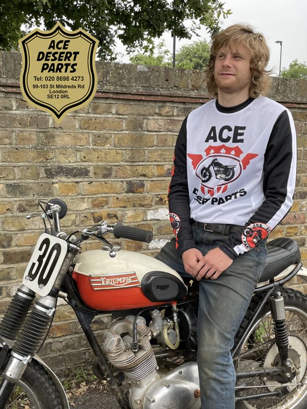 Ace Desert Parts Vintage Motocross Jersey